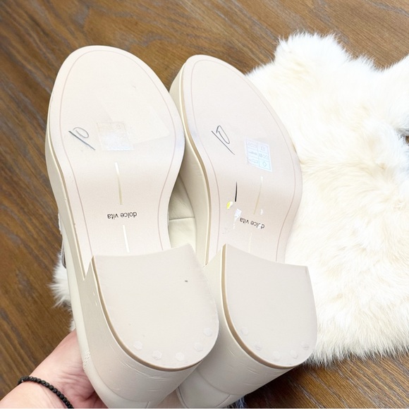 New Dolce Vita Yanni Platform Penny Ivory Leather Loafer   10 - Picture 10 of 12